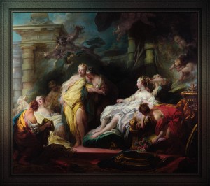 Psyche Showing Her Sisters Her Gifts From Cupid by Jean-Honore Fragonard